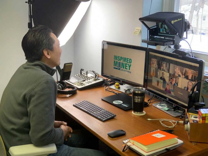 Use a Teleprompter to Make Eye Contact in Zoom Podcast Gym